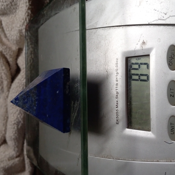 Gemstone healing stone pyramid 89 gram lapis Lazuli - Picture 6 of 6